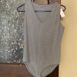 Loft striped bodysuit